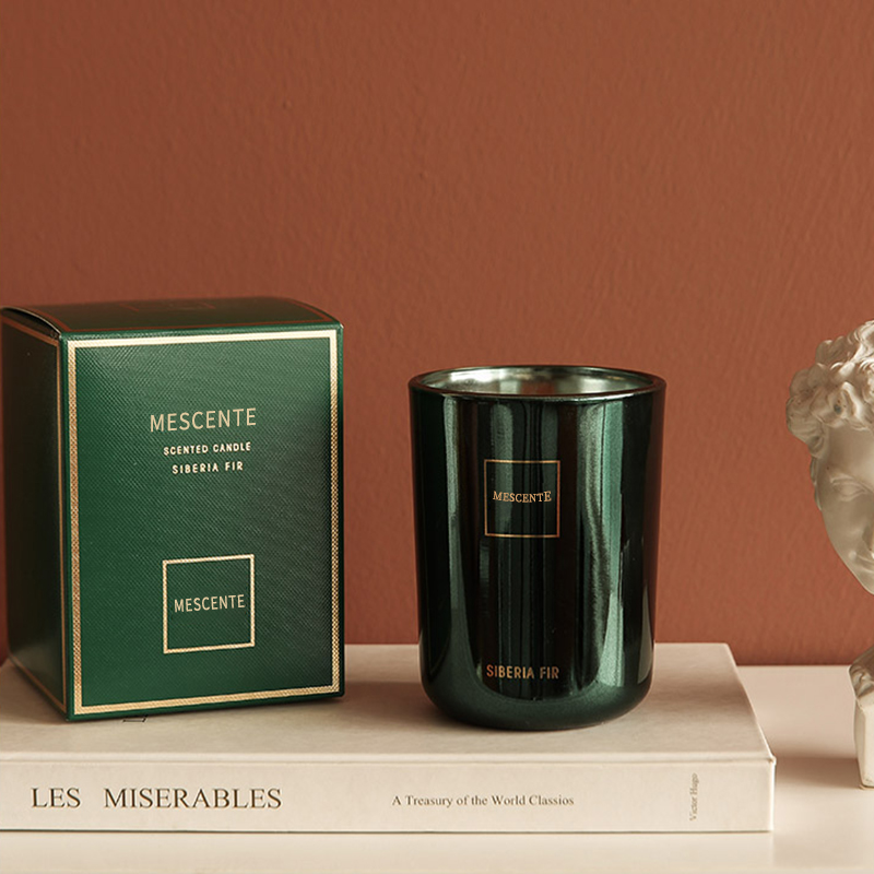 M&Scent nagykereskedés testreszabott luxus magáncímkés oszlopos illatos szójaviasz fa kanóc aromagyertya
