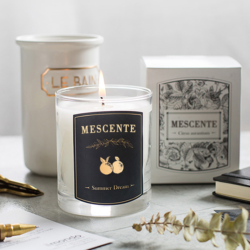 M&Scent testreszabott dekoratív luxusmasszázs saját márkás illatos szójaviasz gyertya