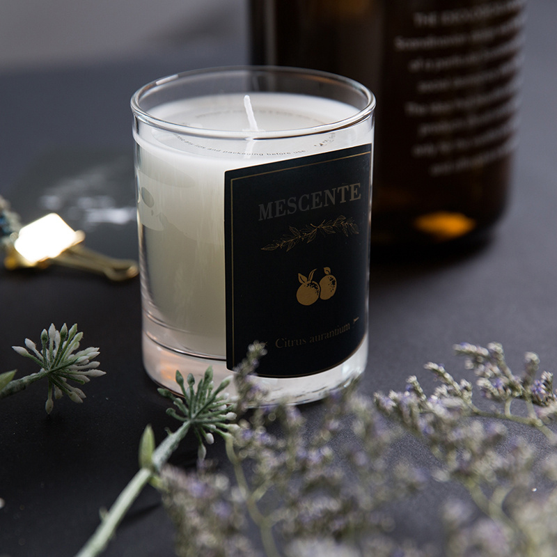 M&Scent testreszabott dekoratív luxusmasszázs saját márkás illatos szójaviasz gyertya
