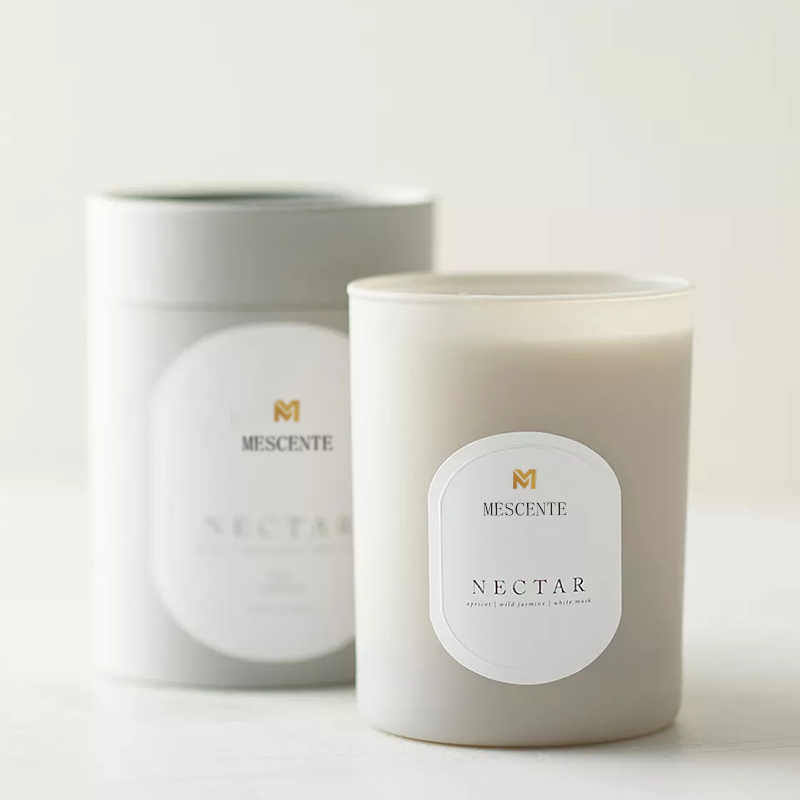 M&Scent egyedi logó meditáció, nem mérgező kövek gyógynövény kézzel öntött természetes illatos szójaviasz kristálygyertyák