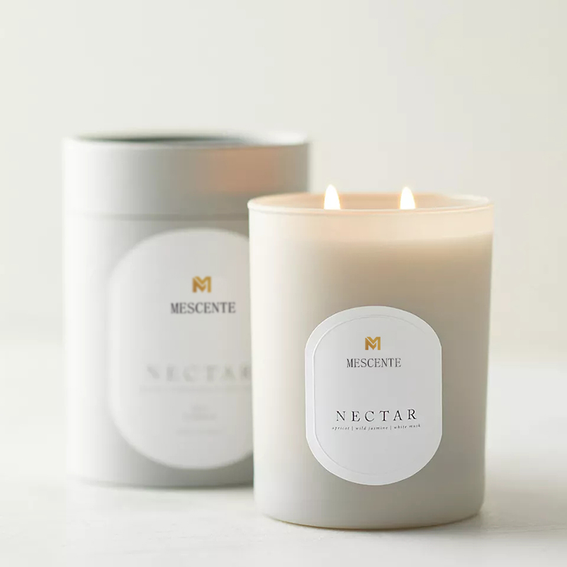 M&Scent egyedi logó meditáció, nem mérgező kövek gyógynövény kézzel öntött természetes illatos szójaviasz kristálygyertyák