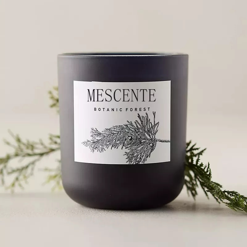 Nagykereskedelmi saját márkás luxus aromaterápia természetes kristály szójaviasz illatos gyertyák esküvői dekorációhoz