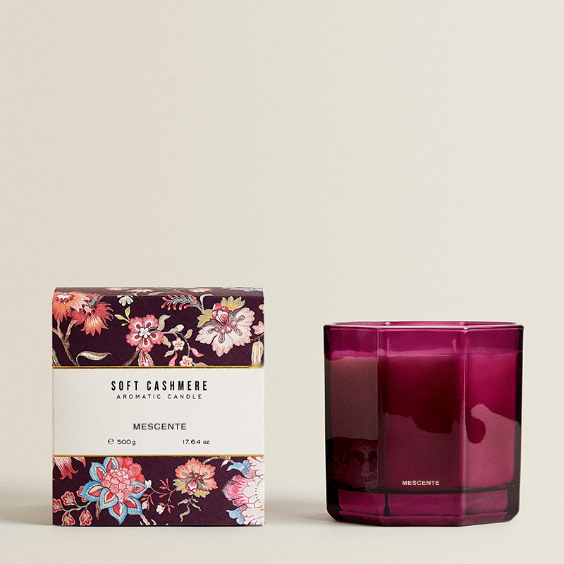 M&Scent luxus karácsonyi illatos gyertyák aromaterápiás aroma szójaviasz gyertyák fekete üvegedényben díszdobozban