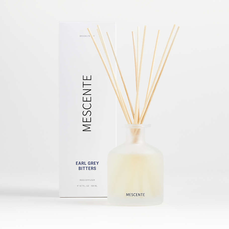 M&Scent luxus saját márkás lila színű aroma náddiffúzor ajándék szett dobozzal