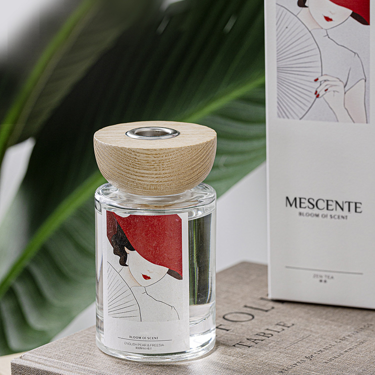 M&Scent nagykereskedelmi saját márkás üvegpalackos náddiffúzor készletek dugóval