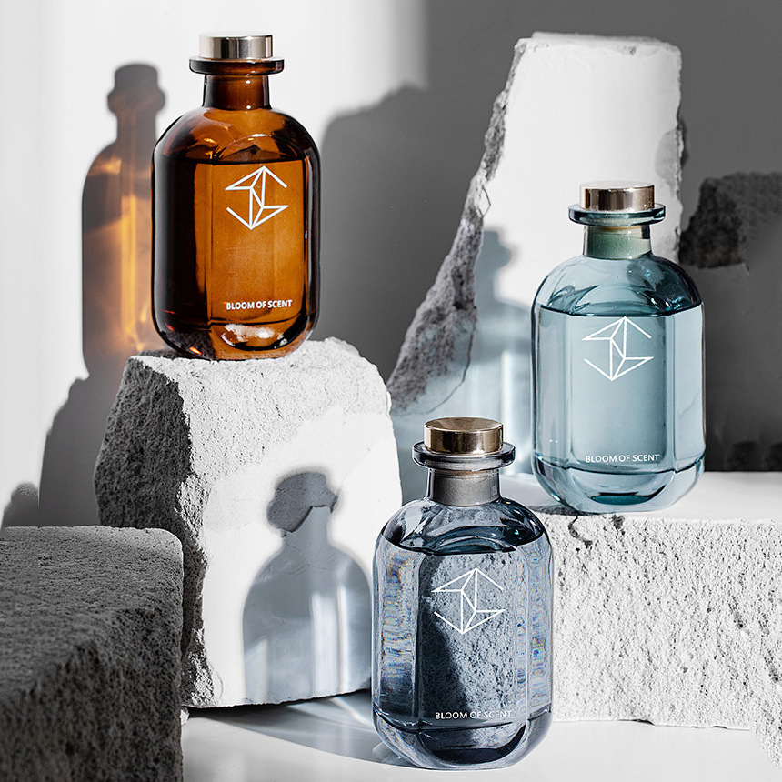 M&Scent 500 ml-es karácsonyi kristály náddiffúzor ajándékkészlet, otthoni náddiffúzor