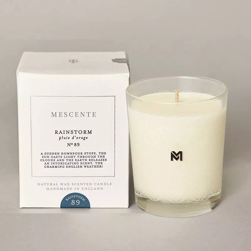 M&Scent nagykereskedés új luxus egyedi saját márkás karácsonyi kristályüvegek Kerzen illatos szója gyertya fedéllel