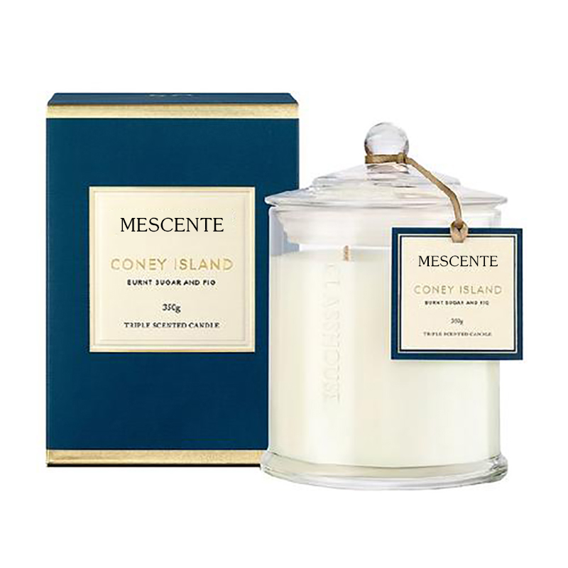 M&Scent nagykereskedelmi luxus egyedi saját márkás karácsonyi kupolás üveges illatos szójagyertyák fedéllel