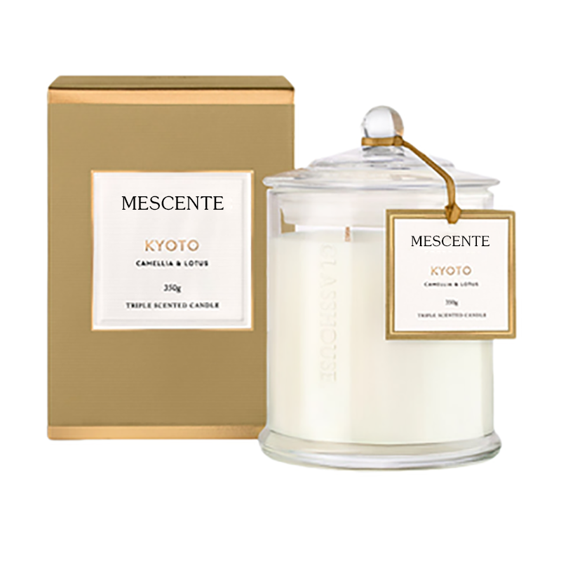 M&Scent nagykereskedelmi luxus egyedi saját márkás karácsonyi kupolás üveges illatos szójagyertyák fedéllel