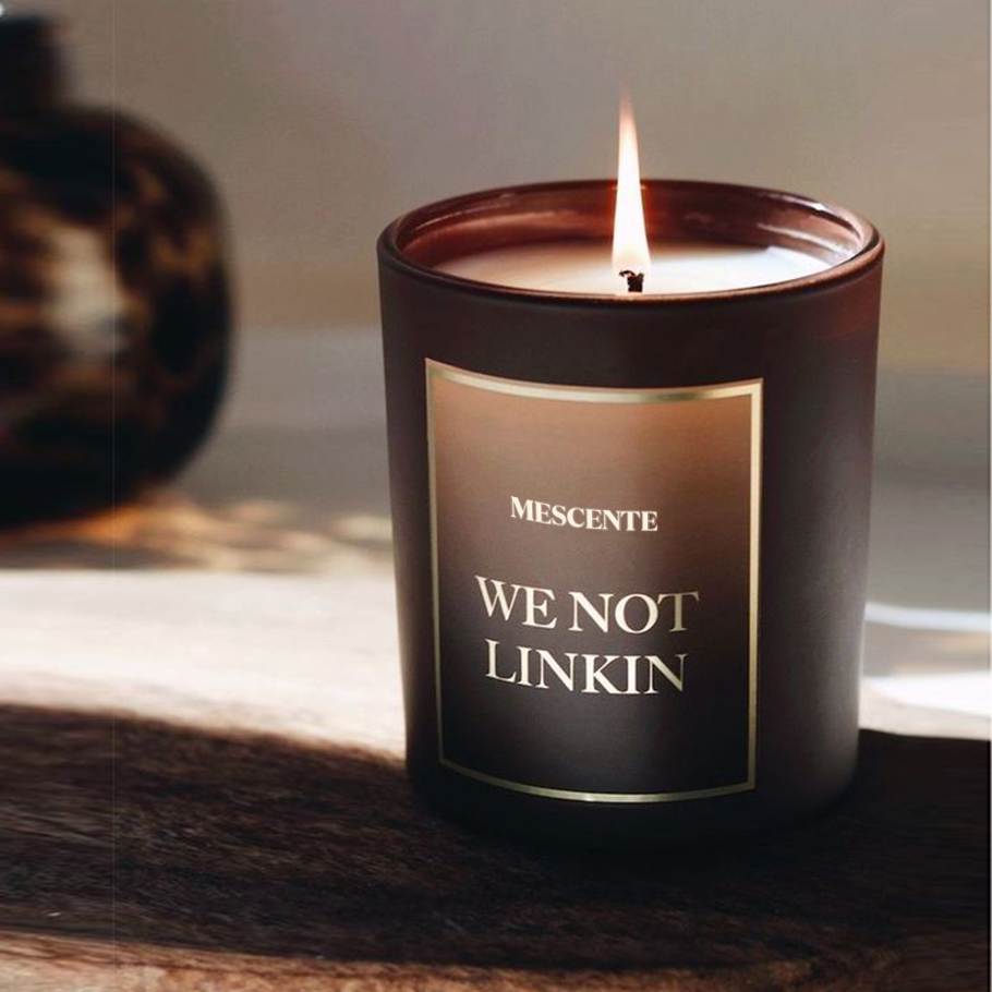 M&Scent nagykereskedés új luxus egyedi saját márkás karácsonyi kristályüvegek Kerzen illatos szója gyertya fedéllel