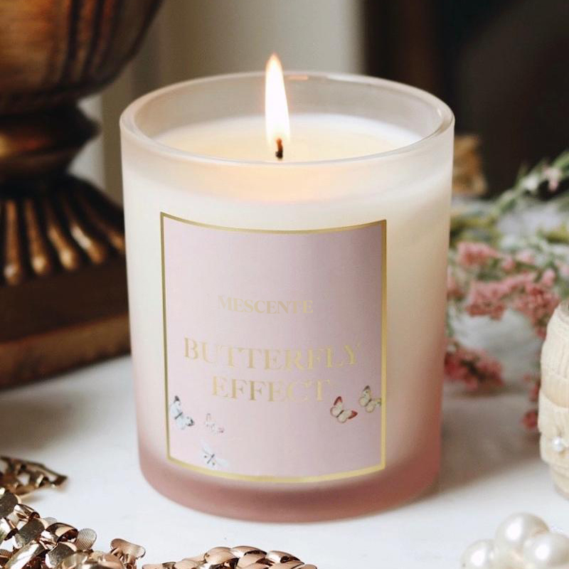 M&Scent nagykereskedés új luxus egyedi saját márkás karácsonyi kristályüvegek Kerzen illatos szója gyertya fedéllel