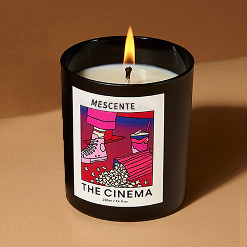 M&Scent nagykereskedelmi luxus egyedi saját címkés kézzel készített karácsonyi kristály aroma illatú szójaviasz gyertyák