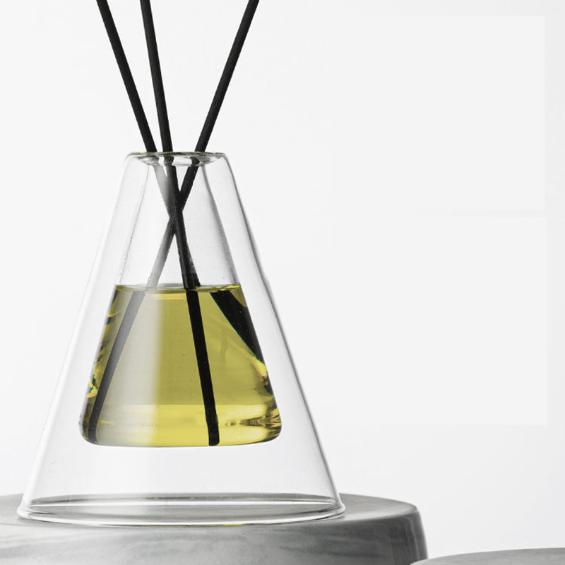 Egyedi nagy Hex Essenza egyedi üvegpalack fehér matt extra levegő aroma Reed diffúzor otthoni illat, náddiffúzorok karácsonyi