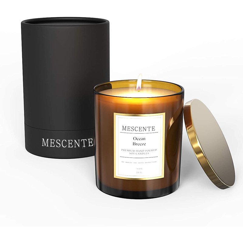 M&Scent nagykereskedelmi tömeges rendelés luxus egyedi saját címkével illatos szójaviasz gyertyák ajándék készlet