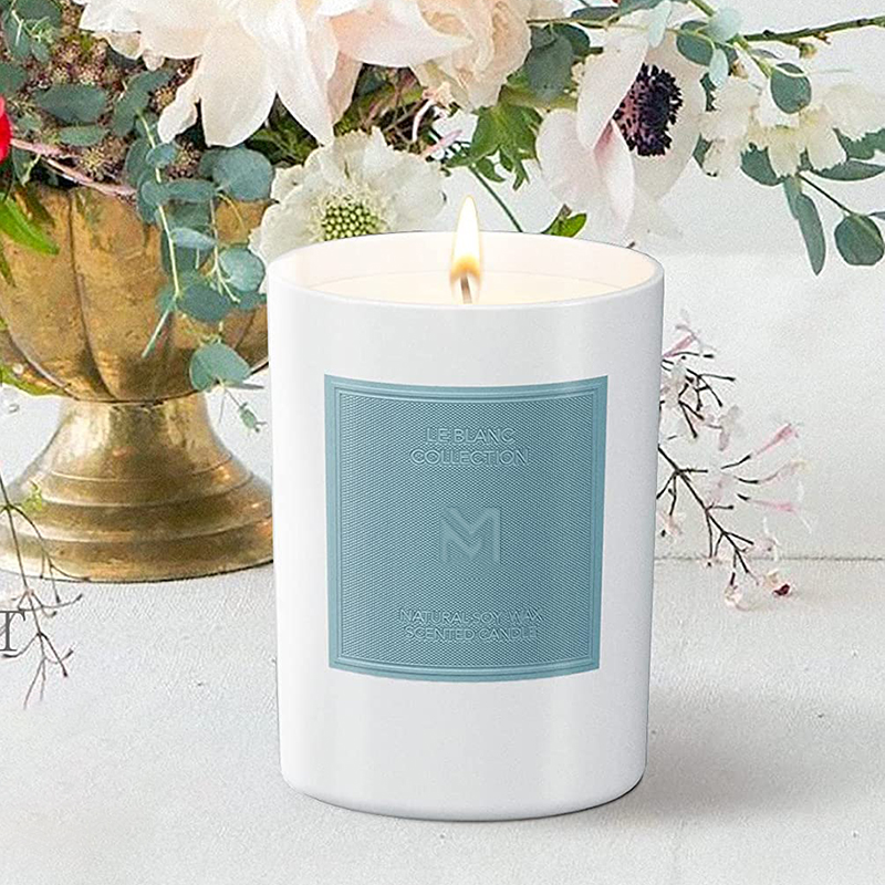 M&Scent nagykereskedelmi egyedi luxus fekete üvegedény karácsonyi aromaterápiás szójaviasz gyertya készletek