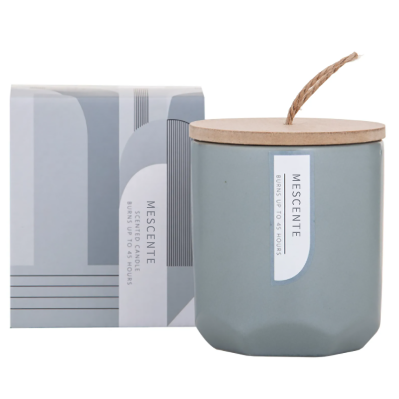 M&Scent Custom Luxury Készítse el saját fa kanóc illatú szójagyertyáját üvegedényben