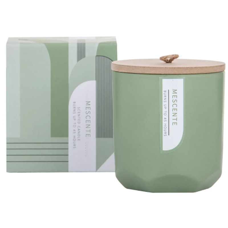 M&Scent Custom Luxury Készítse el saját fa kanóc illatú szójagyertyáját üvegedényben