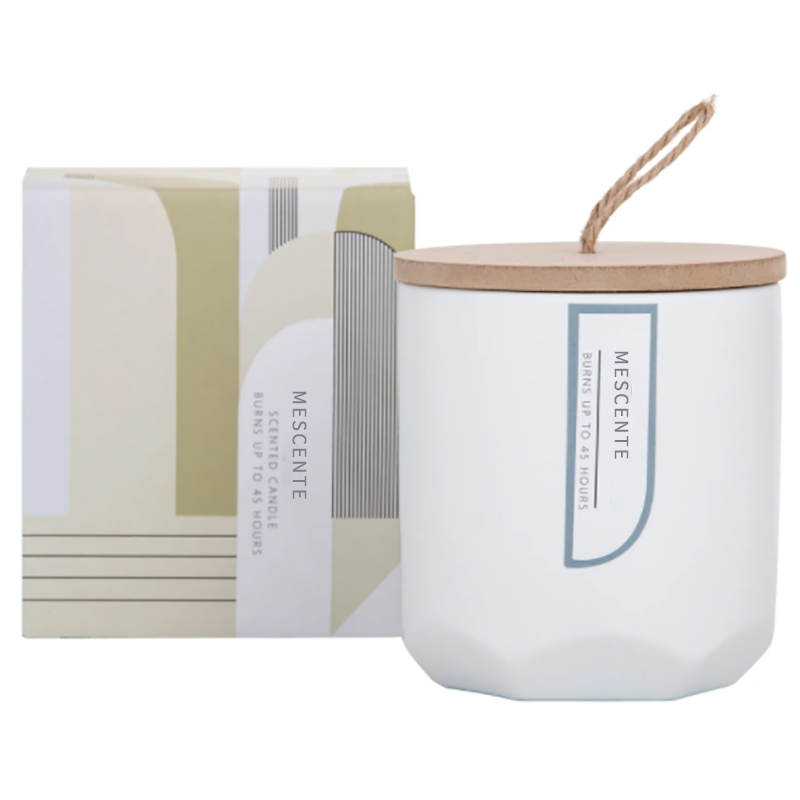 M&Scent Custom Luxury Készítse el saját fa kanóc illatú szójagyertyáját üvegedényben