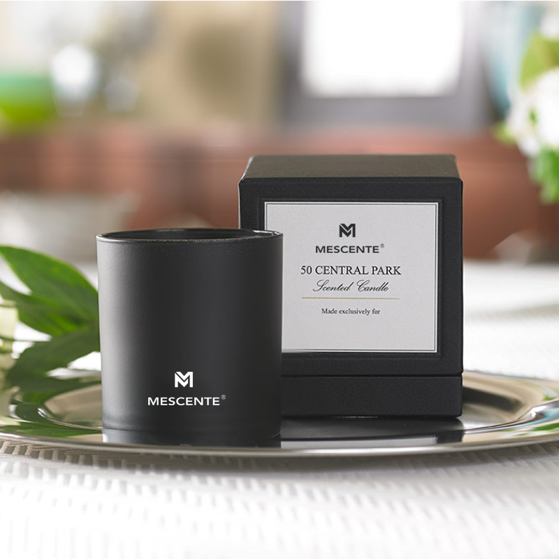 M&S illat nagykereskedelmi luxus magáncímkés króm férfi aromaterápiás gyertyák 22 oz belül kristályokkal