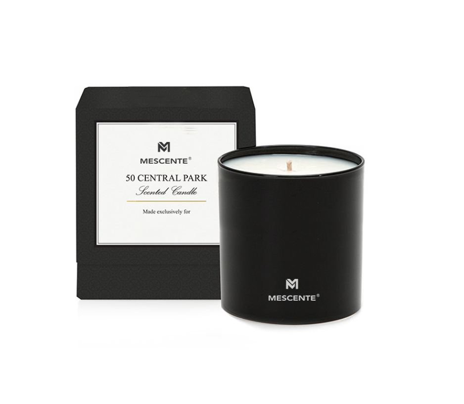 M&S illat nagykereskedelmi luxus magáncímkés króm férfi aromaterápiás gyertyák 22 oz belül kristályokkal