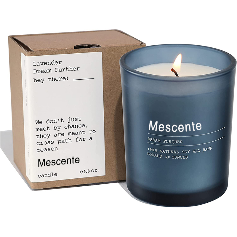 M&Scent egyedi esküvői dekorációs üveg jázmin és ylang ylang illatos gyertyák címkékkel tömegben