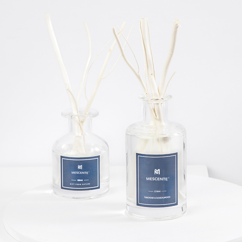 M&Scent nagykereskedelmi luxusüveg palack 2022 új érkezés legújabb dizájnú náddiffuzor