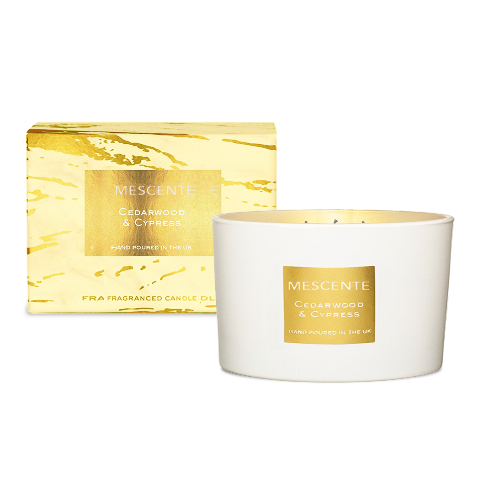M&Scent nagykereskedelmi dekoratív aromaterápia 3 kanóc illatú kókuszpálma gyertya ajándékkészlet