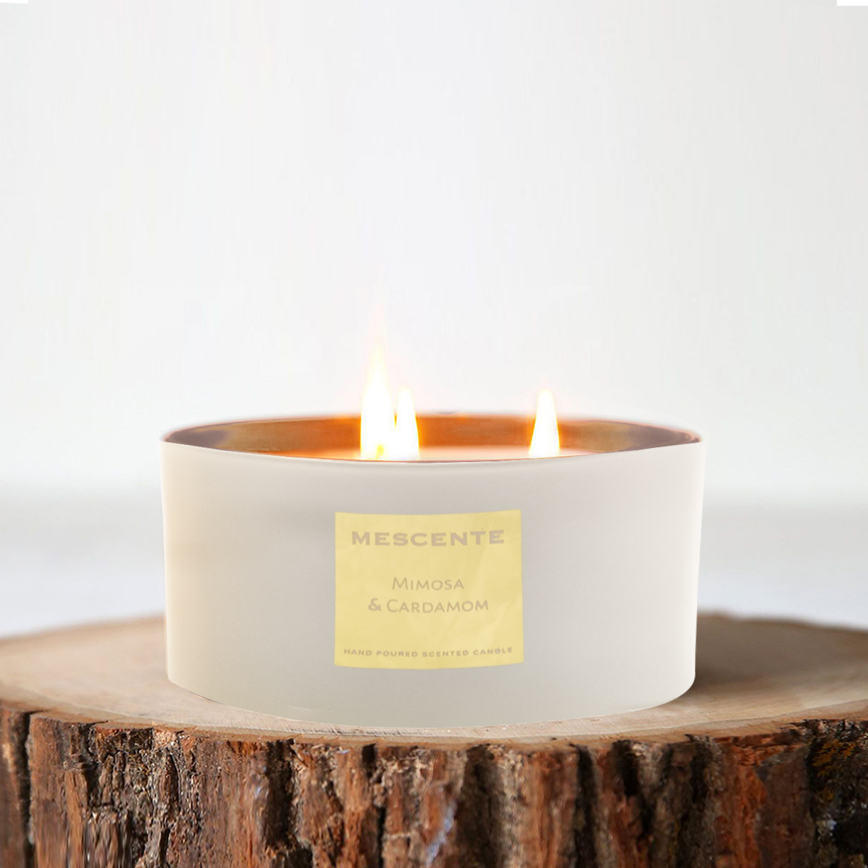 M&Scent nagykereskedelmi dekoratív aromaterápia 3 kanóc illatú kókuszpálma gyertya ajándékkészlet