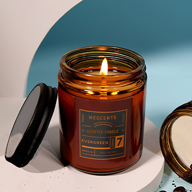 M&Scent egyedi saját márkás luxus illatos szójaviasz gyertyák tetővel