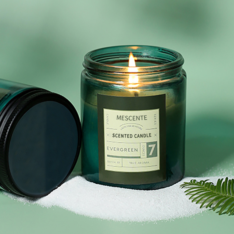 M&Scent egyedi saját márkás luxus illatos szójaviasz gyertyák tetővel