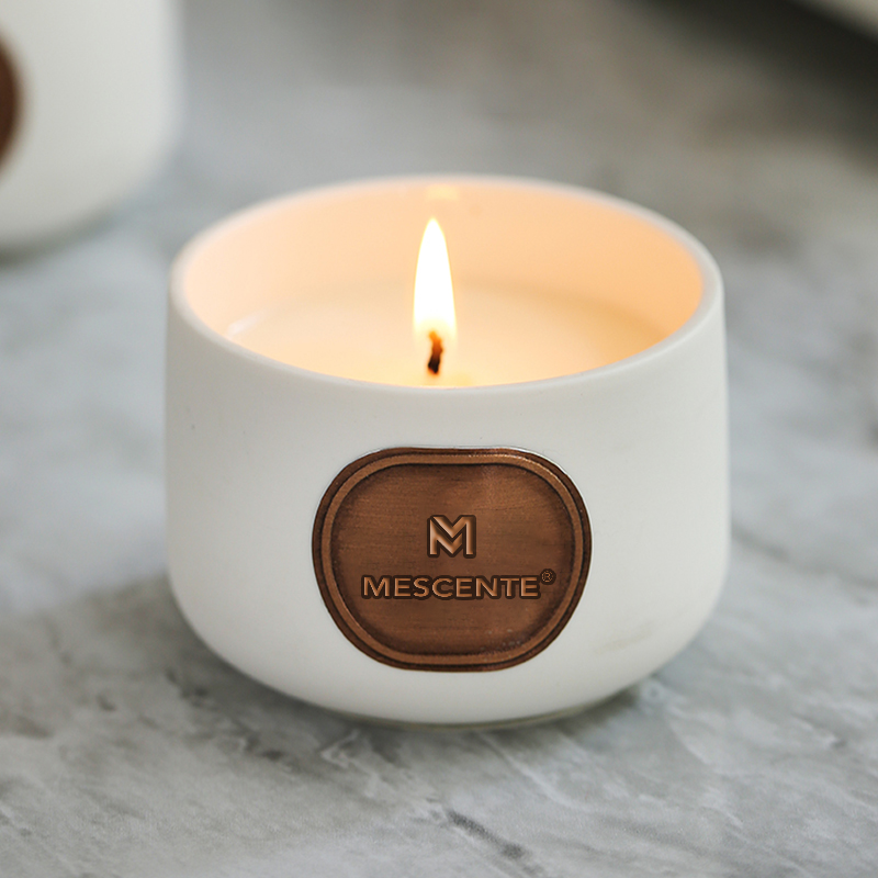 M&Scent saját márkás kerámia egyedi illatú kókuszviasz gyertya ajándék szettek