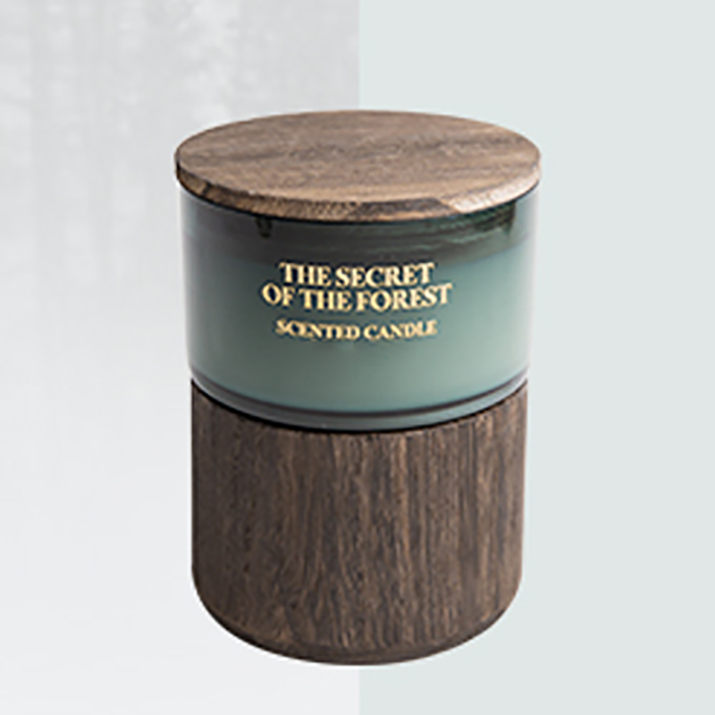 M&Scent egyedi üvegedények tömeges rendelés illatos szójaviasz gyertya kristályokkal