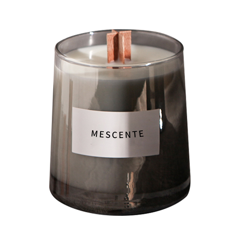 M&Scent luxus üvegedények kristály fa kanóc illatos szójaviasz gyertya, esküvői gyertyák