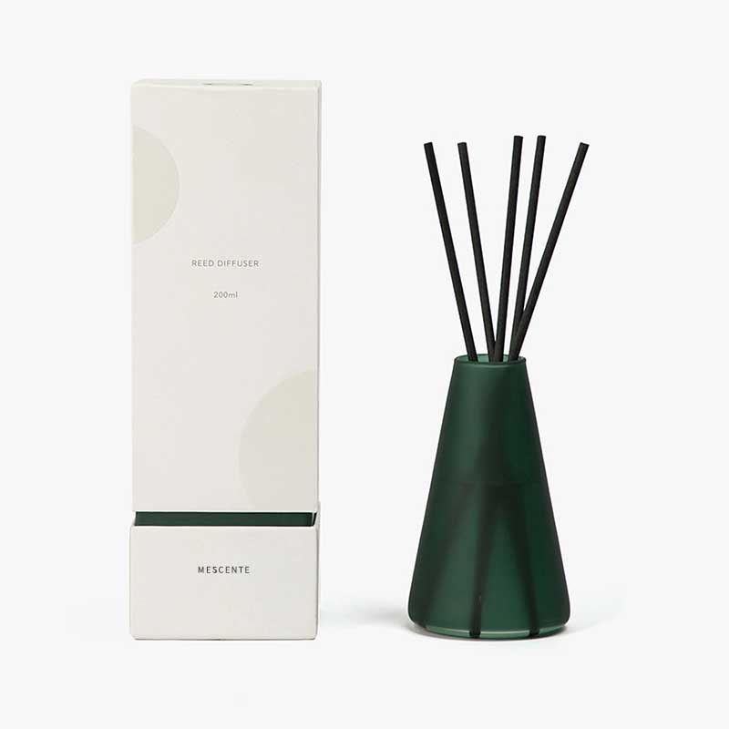 Nagykereskedelmi Oem 200 ml-es luxus dobozos csomagolás Rattan Sticks Otthoni Illat Aroma Reed Diffúzor Ajándékkészlet