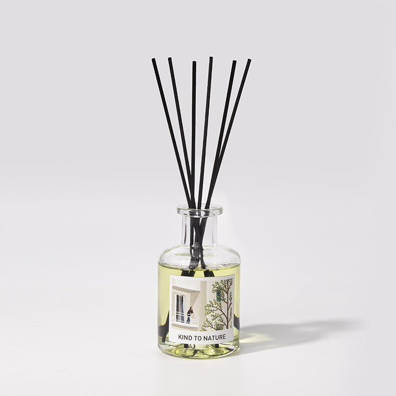 M&Scent luxus dekoratív nagy flakon illóolajos náddiffúzor szárított virággal ajándék készlet