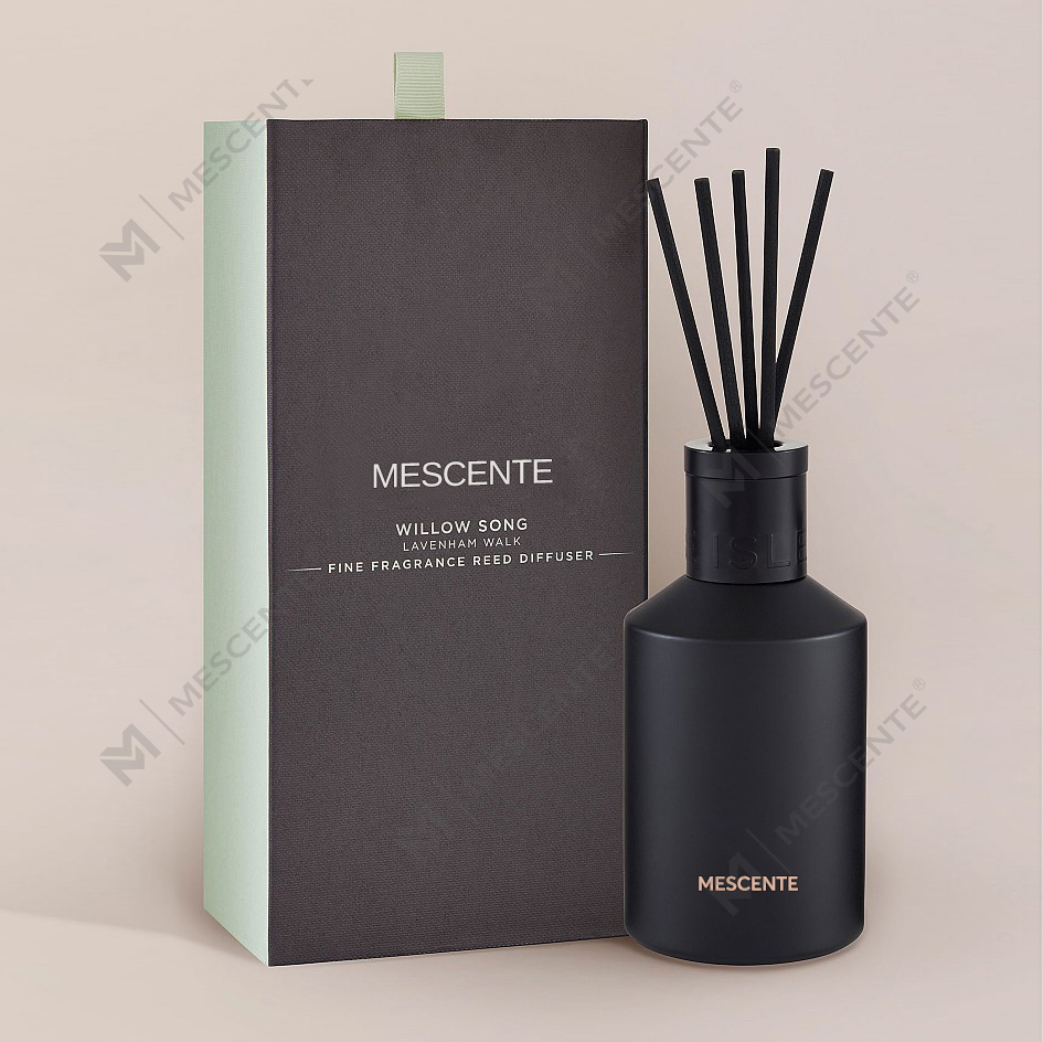 Decoration Oem nyomtatott doboz 20 ml négyzet alakú kerámia Vranjes fa kupak ház parfüm Aroma Reed diffúzor olaj