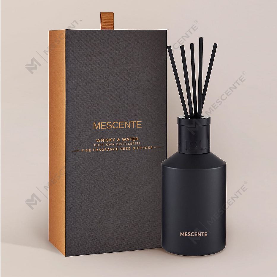 Decoration Oem nyomtatott doboz 20 ml négyzet alakú kerámia Vranjes fa kupak ház parfüm Aroma Reed diffúzor olaj
