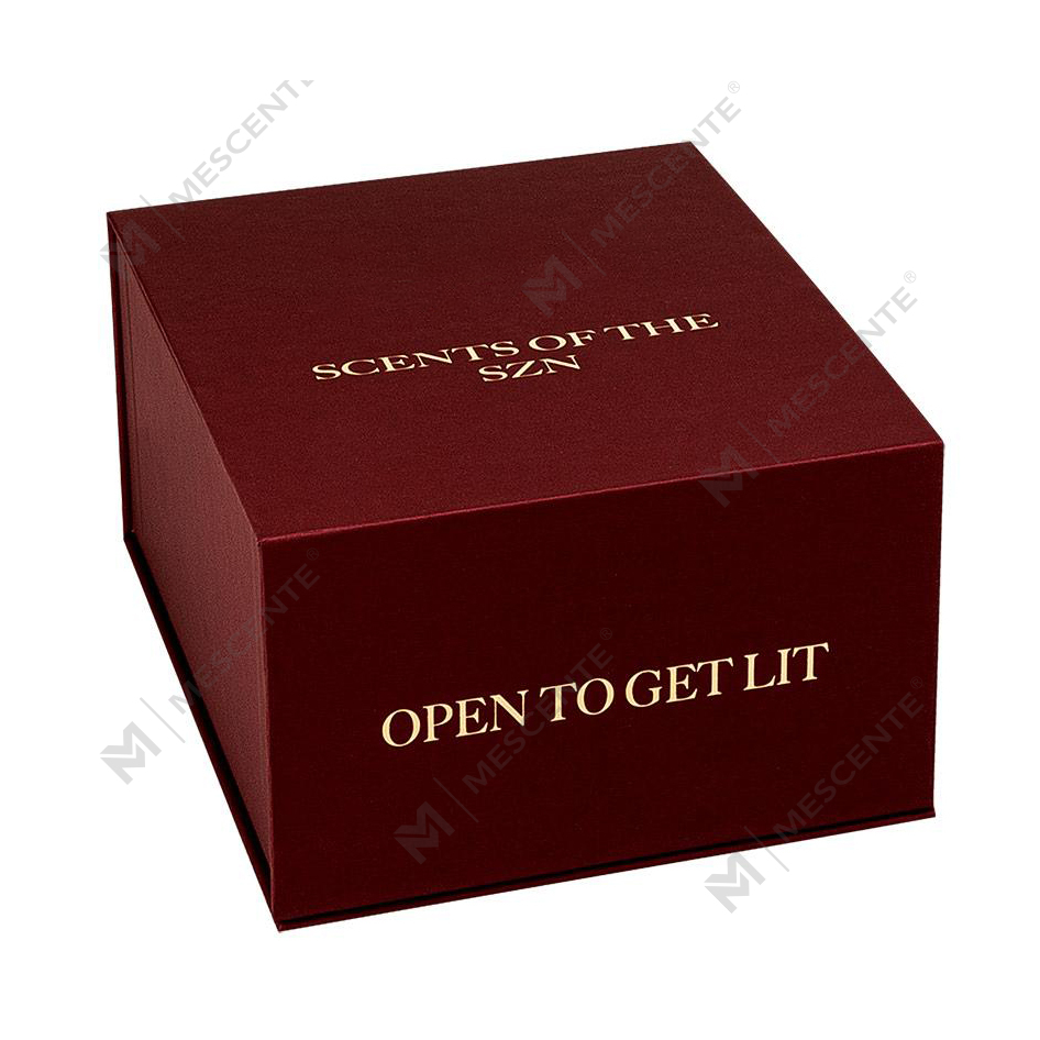 M&Scent luxus saját márkás lakberendezési aroma illatos gyertya ajándék szett 4 db