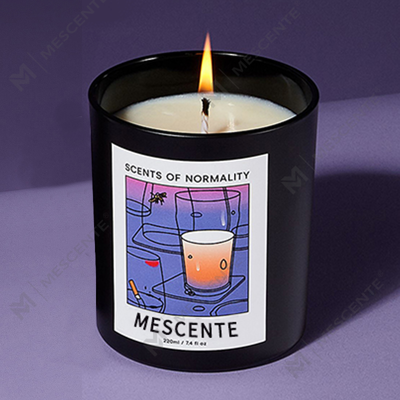 M&Scent nagykereskedelmi luxus egyedi saját címkés kézzel készített karácsonyi kristály aroma illat szójaviasz gyertyák
