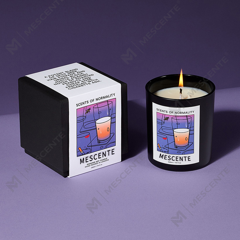 M&Scent nagykereskedelmi luxus egyedi saját címkés kézzel készített karácsonyi kristály aroma illat szójaviasz gyertyák