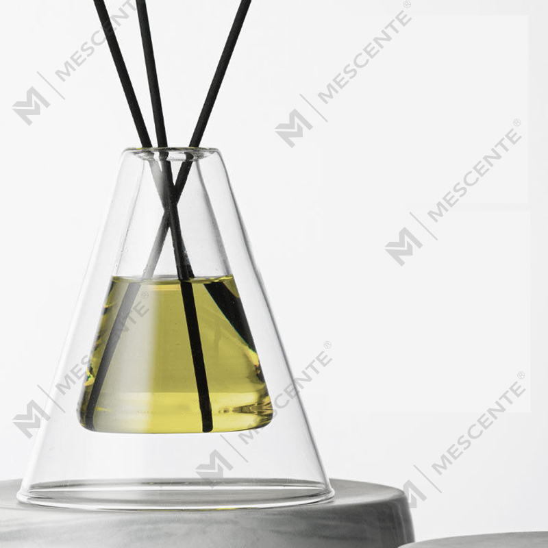Egyedi nagy Hex Essenza egyedi üvegpalack fehér matt extra levegő aroma Reed diffúzor otthoni illat, náddiffúzorok karácsonyi