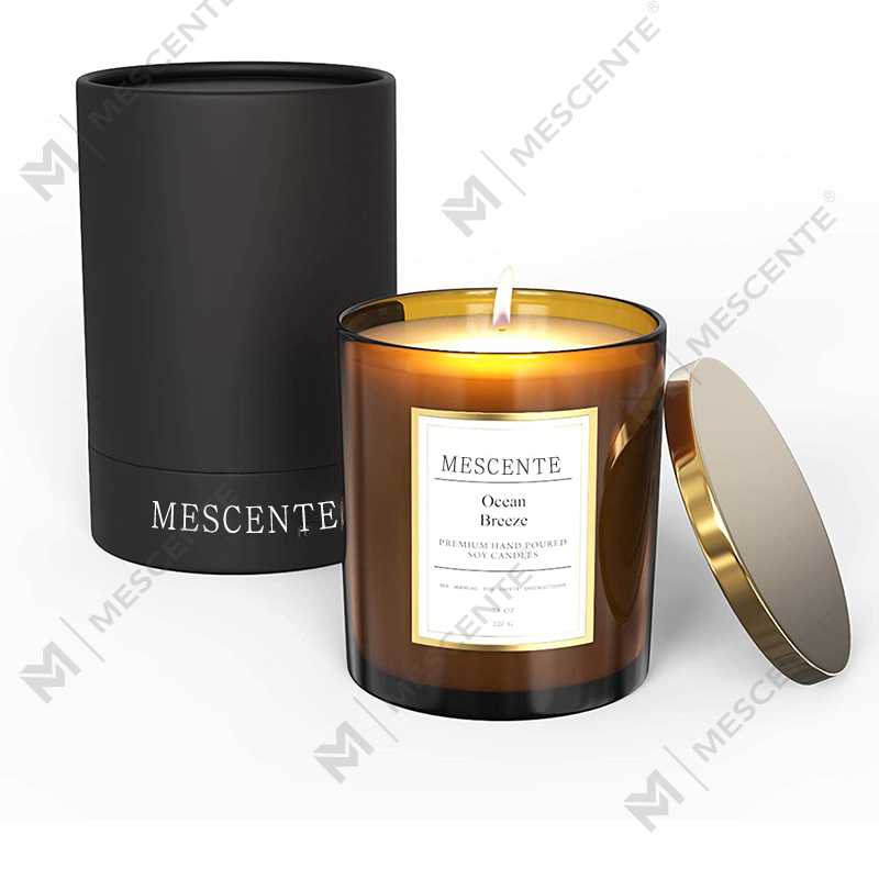 M&Scent nagykereskedelmi tömeges rendelés luxus egyedi saját címkével illatos szójaviasz gyertyák ajándék készlet