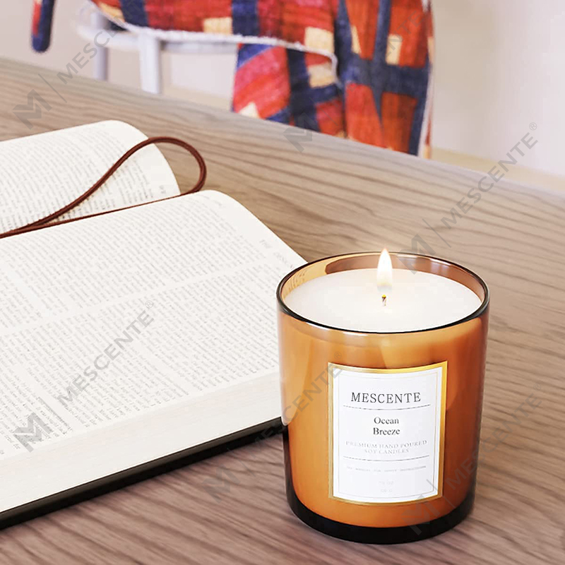 M&Scent nagykereskedelmi tömeges rendelés luxus egyedi saját címkével illatos szójaviasz gyertyák ajándék készlet