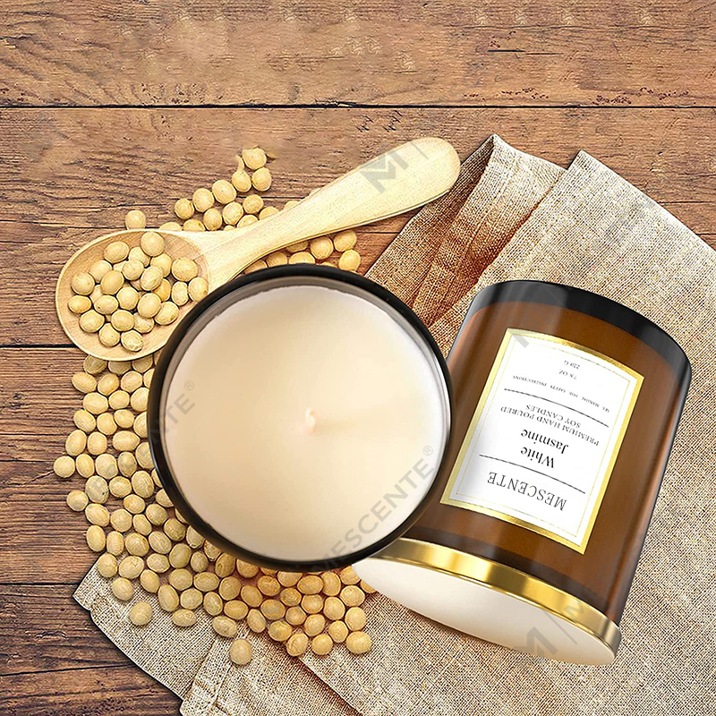 M&Scent nagykereskedelmi tömeges rendelés luxus egyedi saját címkével illatos szójaviasz gyertyák ajándék készlet