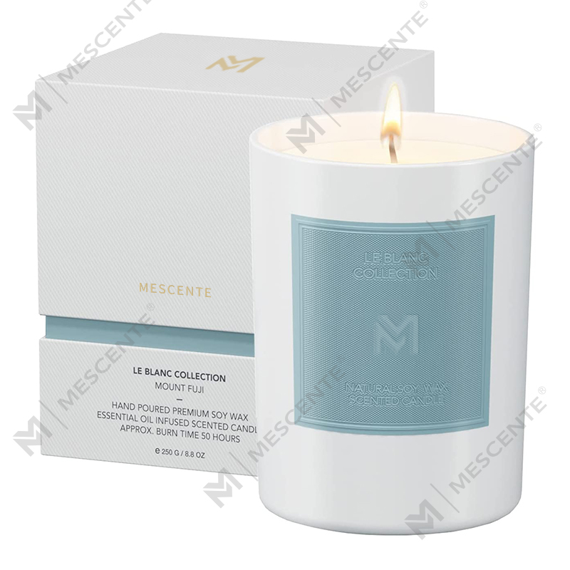 M&Scent nagykereskedelmi egyedi luxus fekete üvegedény karácsonyi aromaterápiás szójaviasz gyertya készletek