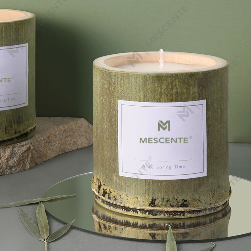 M&Scent luxus fa gyertyatartós gyertyák saját márkás illatosított dobozzal