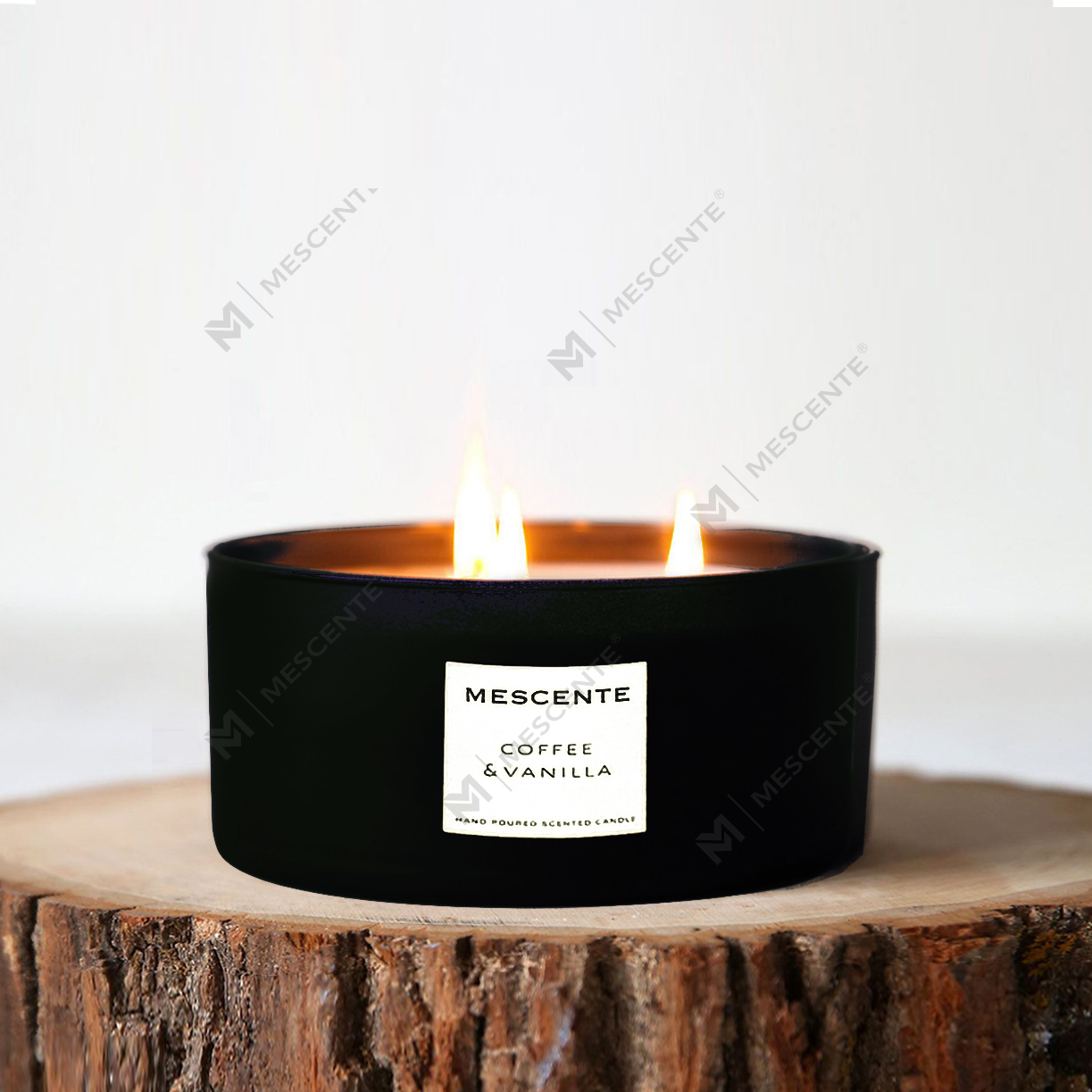 M&Scent nagykereskedelmi dekoratív aromaterápiás 3 kanóc illatú kókuszpálma gyertya ajándékkészlet