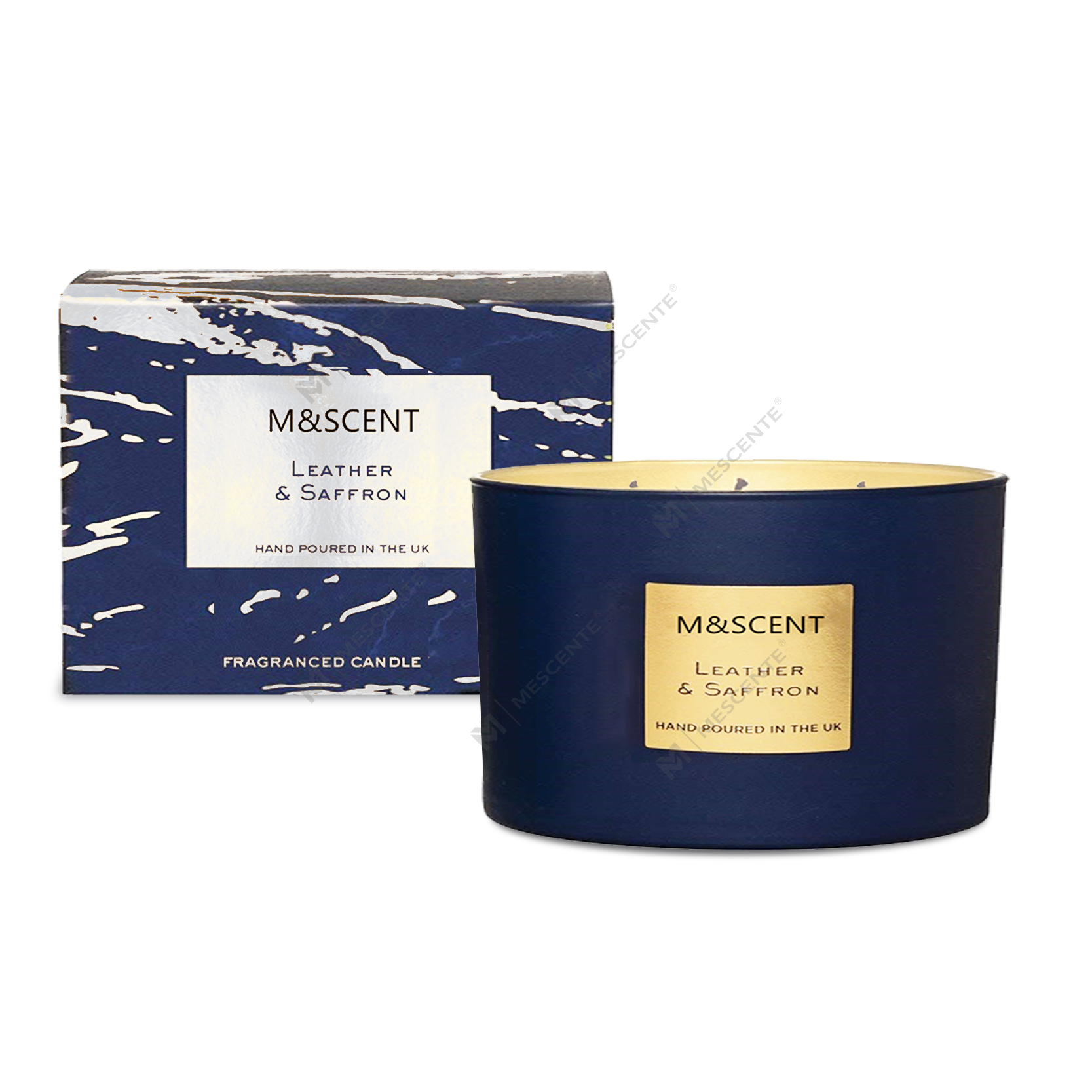 M&Scent nagykereskedelmi dekoratív aromaterápiás 3 kanóc illatú kókuszpálma gyertya ajándékkészlet