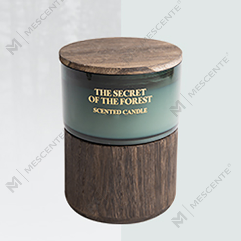 M&Scent egyedi üvegedények tömeges rendelés illatos szójaviasz gyertya kristályokkal