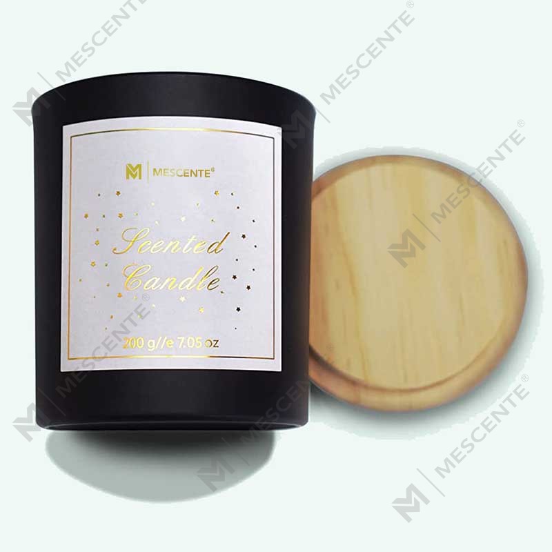M&Scent egyedi logó mini kerek kristályüveg üveg erős kávé szójaviasz illatos gyertyák dobozzal ömlesztve
